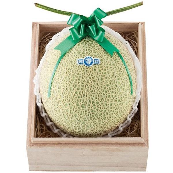 温室 マスクメロン 1玉 木箱入