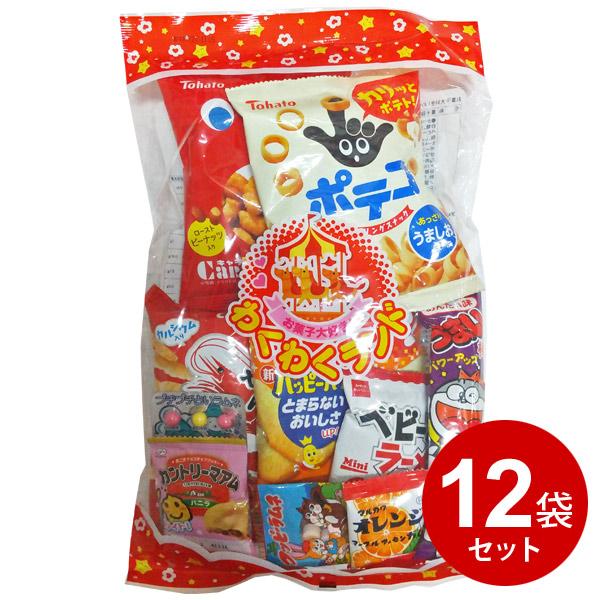 おやつ お菓子駄菓子 詰め合わせ セット ケース売り 10品 12セット お菓子大好き わくわくランド うまい棒 クリスマス 12 のし 包装不可 ジャパンギフト Paypayモール店 通販 Paypayモール