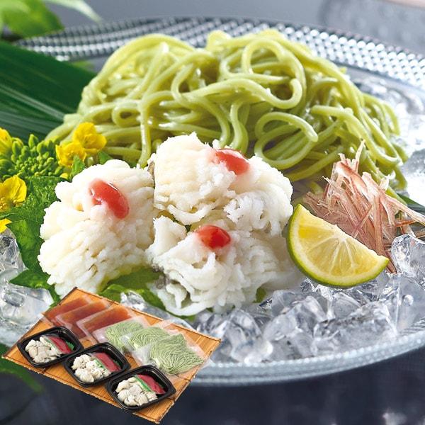 鱧 はも湯引き すだち麺 3人前 セット