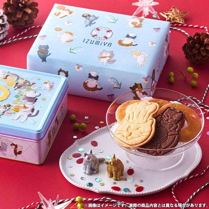 泉屋東京店 お菓子 父の日 ギフト お中元 2026 猫 クッキー 缶