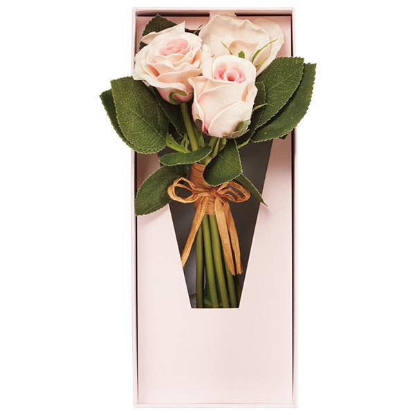 遅れてごめんね 母の日 22 プレゼント 花 花束 ブーケ 造花 アートフラワー ギフト ローズブーケled ベビーピンク L22 2a 母の日ギフト ジャパンギフト Paypayモール店 通販 Paypayモール