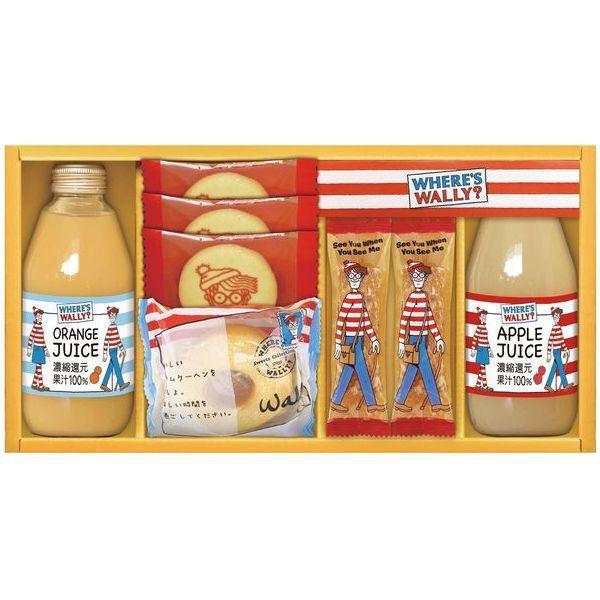 ジャパンギフト 店ウォーリーをさがせ 内祝い 内祝 お返し スイーツ ジュース ギフト セット 18 Woj 15 キャラクター 果汁100 お菓子 詰め合わせ クッキー 焼き菓子