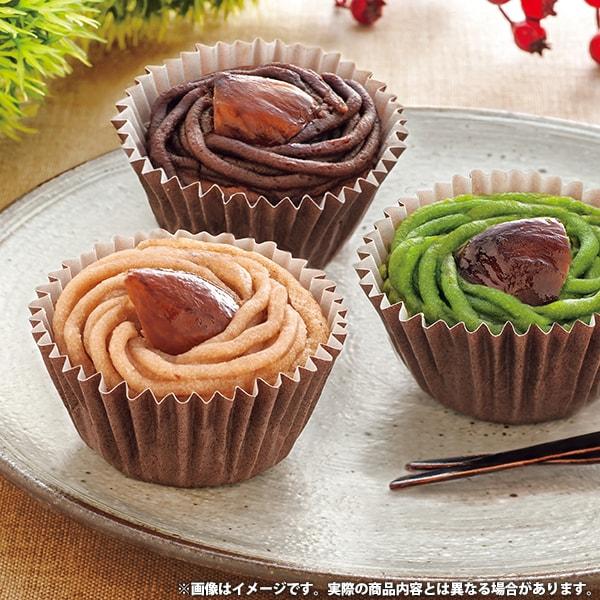 渋皮栗の焼きモンブラン 3種 12個