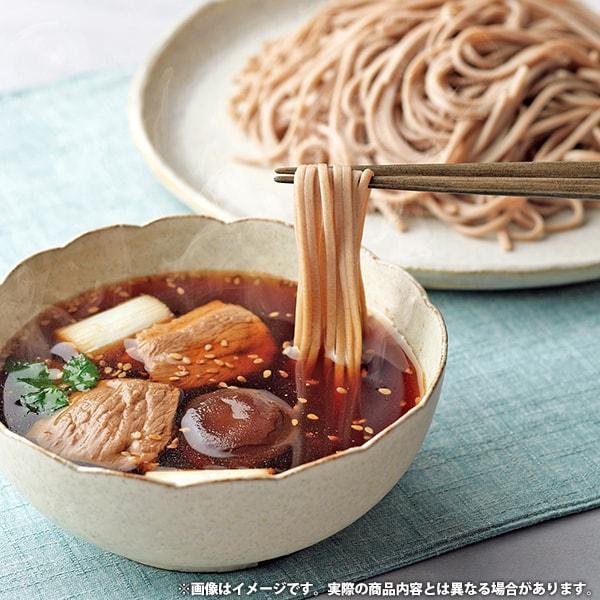 合鴨つゆで食べる 信州蕎麦 具材つき
