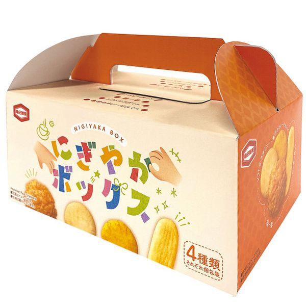 和菓子 父の日 ギフト 2026 お菓子 内祝い お返し スナック菓子 せんべい おかき 亀田製菓 にぎやかボックス セット 食品 おやつ 個包装 A36 母の日 | 亀田製菓