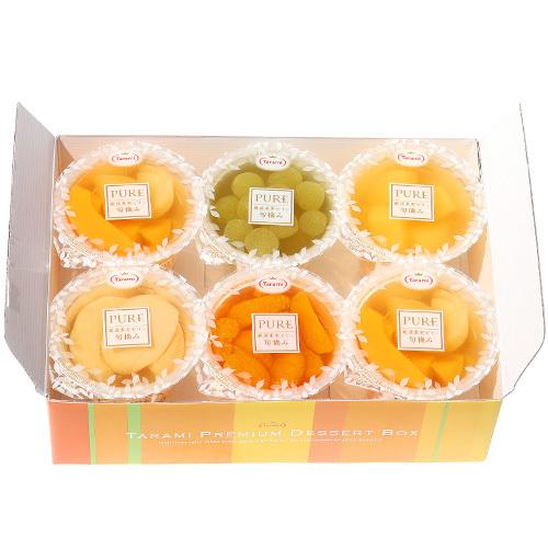 ゼリー 詰め合わせ スイーツ ギフト セット 出産 結婚 内祝い 内祝 お返し 最高級 フルーツゼリー Pure 5種類 6個入 たらみ おしゃれ 高級 ピュア ジャパンギフト Paypayモール店 通販 Paypayモール