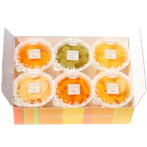 父の日 お中元 フルーツ ゼリー ギフト 2026 スイーツ お菓子 退職 出産 結婚 内祝い お返し 食品 食べ物 PURE 6個入 たらみ 高級 おしゃれ asno | ピュア(食品) | 01