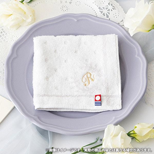刺繍　タオルハンカチ　K 今治タオル（imabari towel） お中元 ギフト タオルハンカチ K To For