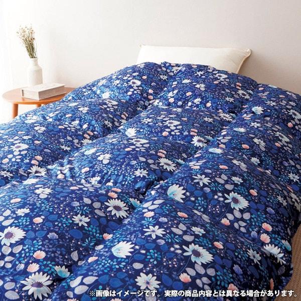 新品 レトロ 販売 花刺繍 2枚セット】池坊美佳 肌掛け布団 シングル