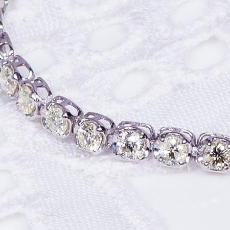 良質】2ct 天然ダイヤモンド テニスブレス／pt850／12g／18cm