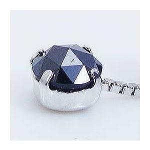 K18WG 0.6ct ブラックダイヤピアス ローズカット 18金 ホワイト 