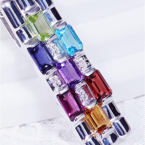SV アミュレット デザインペンダント ダイヤ 0.02ct シルバー 