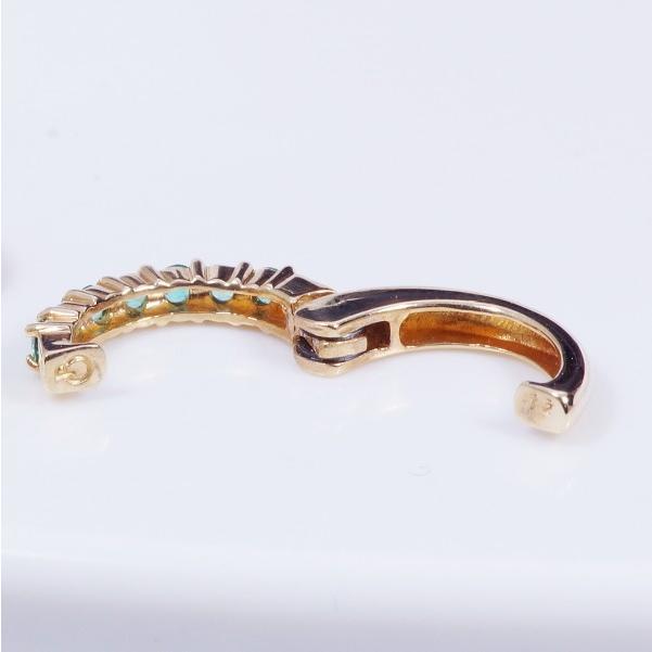 K18 エメラルドピアリング 18金 165374 : Japan Gold Jewelry - 通販
