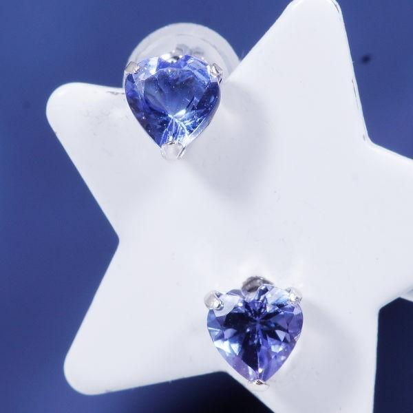 ティファニー命名タンザナイト】K18WG 0.5ct タンザナイトピアス ティファニー命名タンザナイト】K18WG 0.5ct タンザナイトピアス