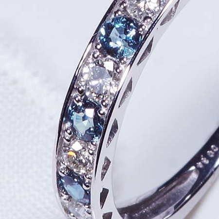 PT 0.4ct アレキサンドライトリング ダイヤ 0.3ct プラチナ PT 0.4ct アレキサンドライトリング ダイヤ 0.3ct プラチナ