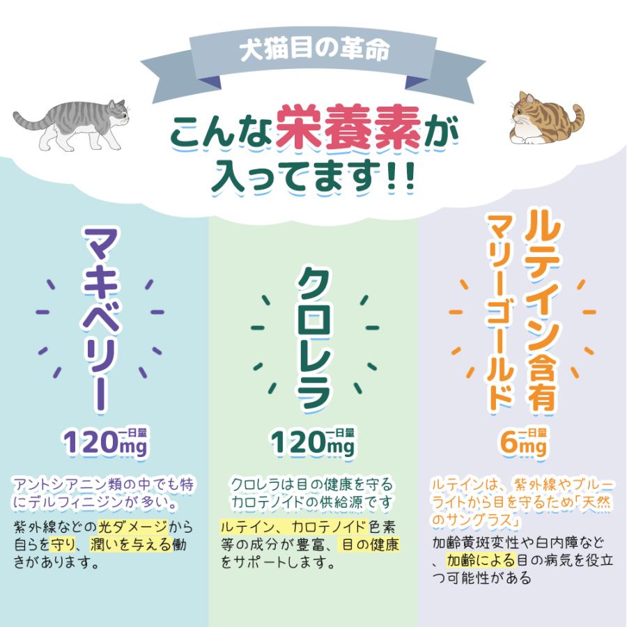 C&D 犬猫目の革命 犬・猫用栄養補助食品 アイケア 犬 猫｜japanhealthcenter｜07