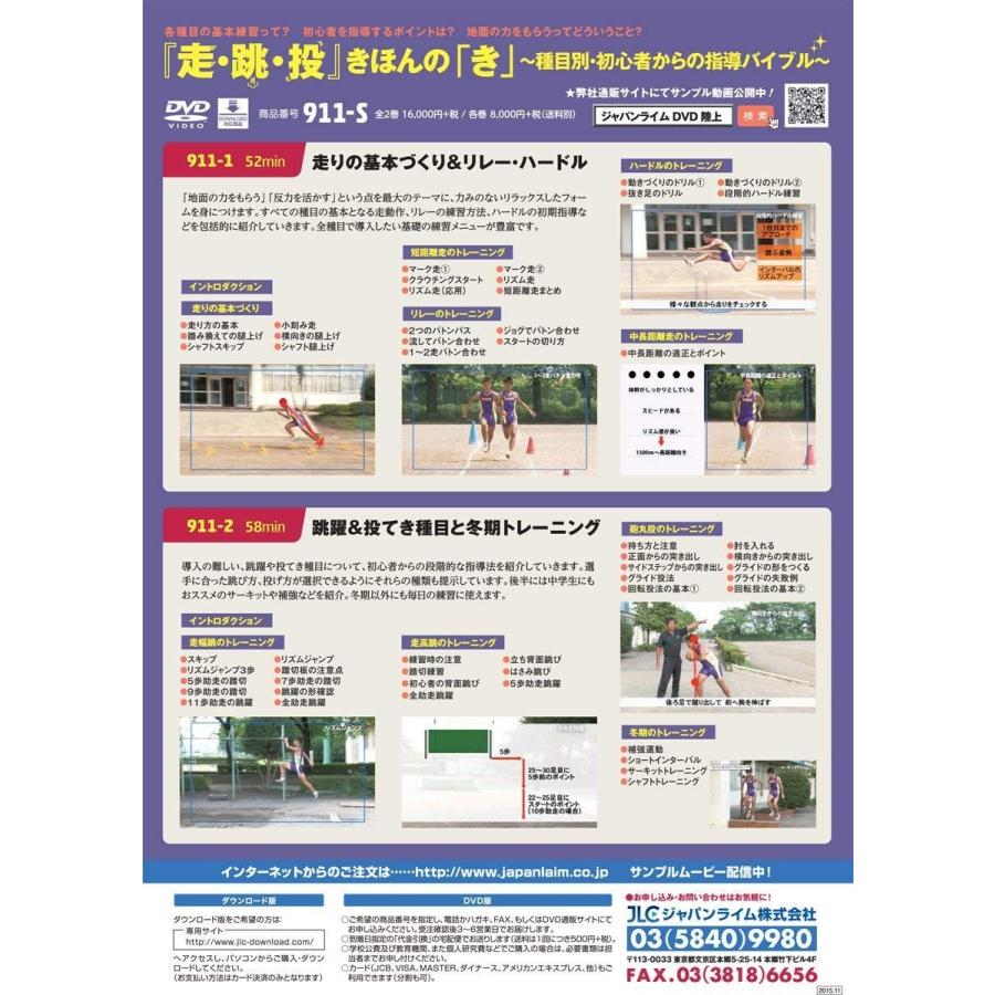 DVD 3枚 「走」の基本 〜中学生のための短距離、リレー、ハードル指導