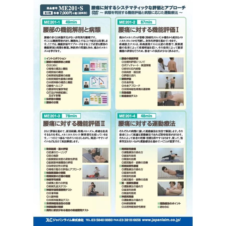 腰痛に対するシステマティックな評価とアプローチ 成田崇矢 DVD 理学 
