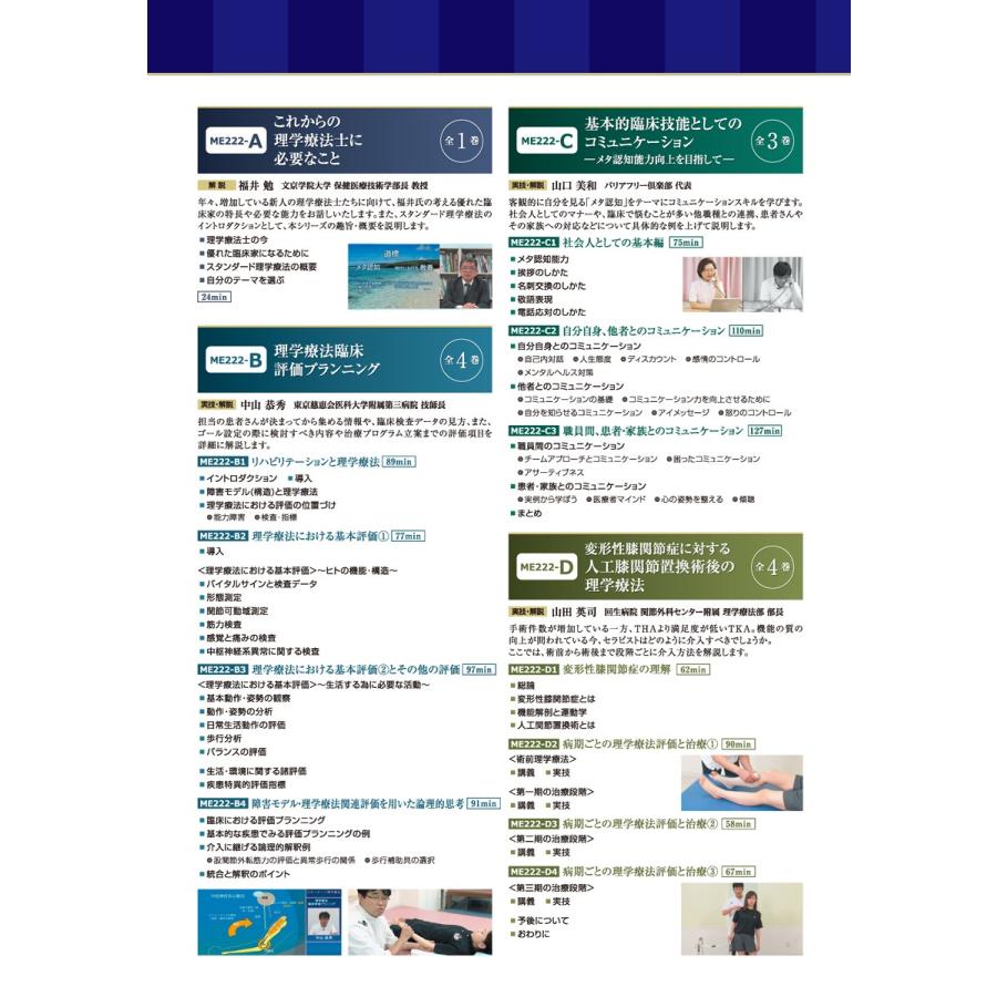 ジャパンライム スタンダード理学療法 福井勉 基本 ME222-S 全23巻