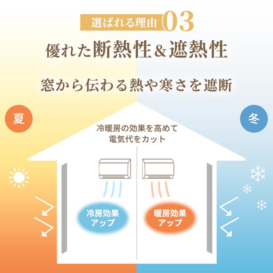 遮光カーテン 1級遮光 2枚組 日本製 防炎 断熱 遮熱 防寒 保温 UVカット 洗える 日丸屋製作所｜japanmall｜09