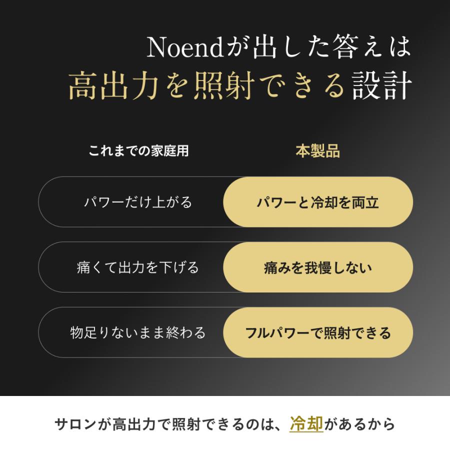 Noend ＼期間限定40%OFF／Noend 脱毛器 24J VIO対応 冷却 美肌効果