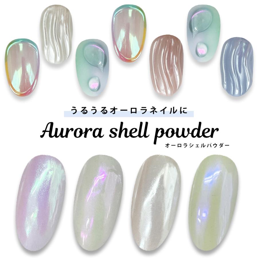 オーロラシェルパウダー Asp ジェルネイル通販のジャパンネイル 通販 Yahoo ショッピング