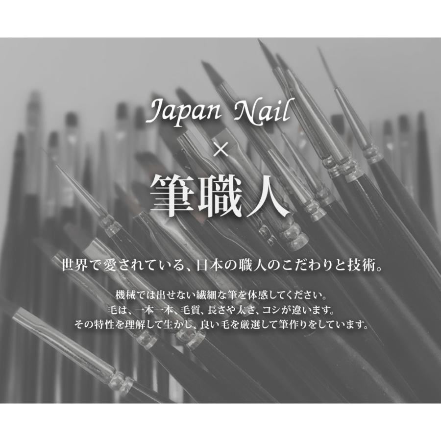 プロ仕様ネイルアートブラシ 6本セット 日本製 ネイル ブラシ 6本セット ジェル ネイルアート ネイル用品