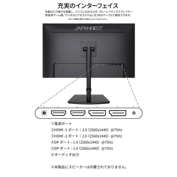JAPANNEXT（ジャパンネクスト） JAPANNEXT 31.5インチ IPSパネル搭載