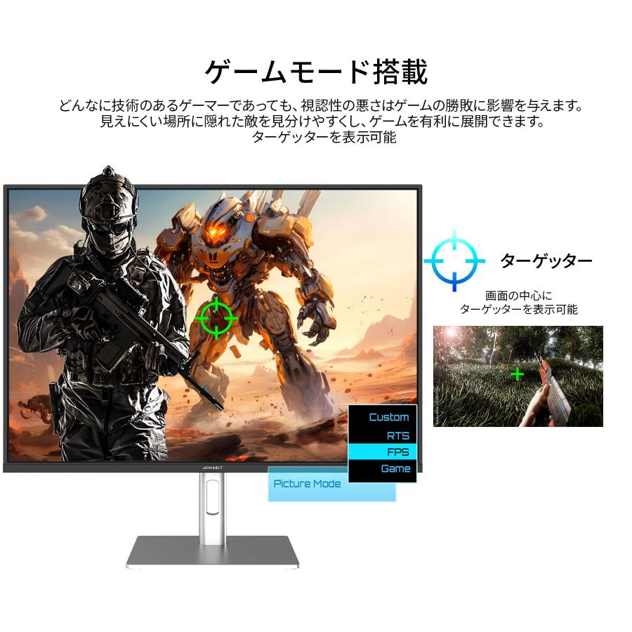 JAPANNEXT 28.2インチ IPSパネル搭載 4K Plus(3840x2560)解像度 JAPANNEXT 28.2インチ IPSパネル搭載 4K Plus(3840x2560)解像度