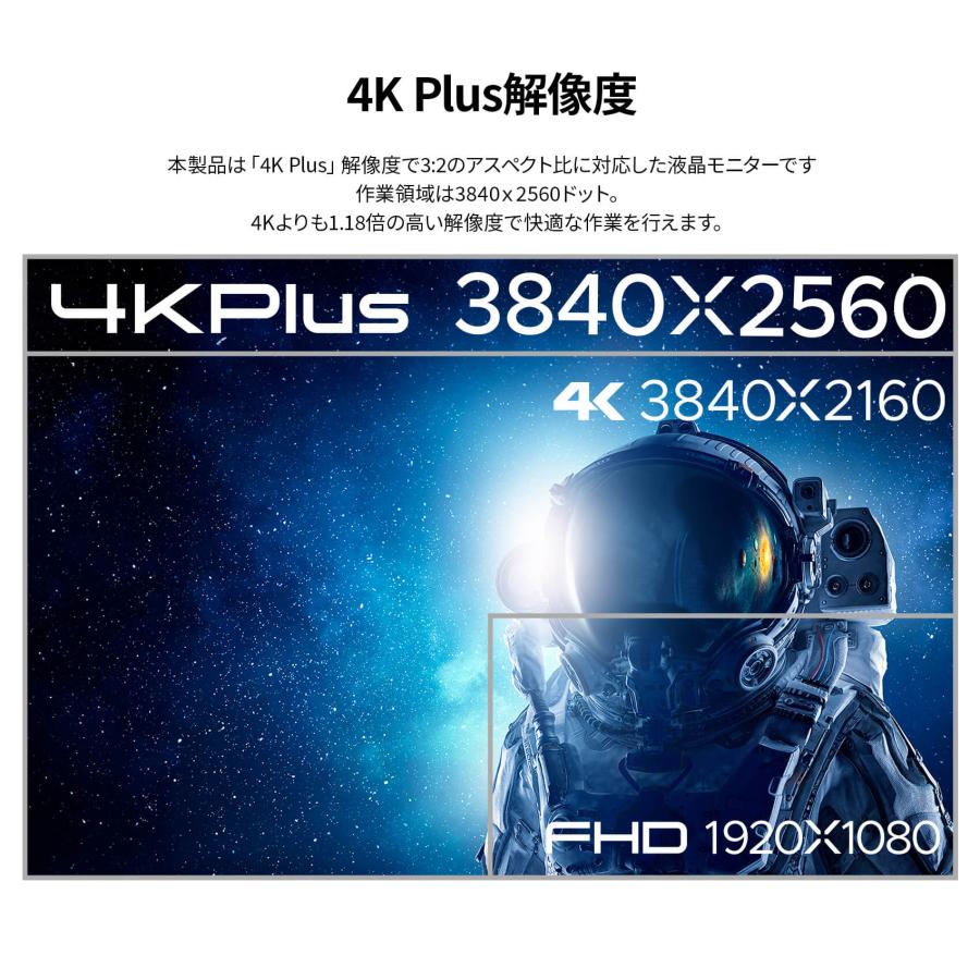 JAPANNEXT 28.2インチ IPSパネル搭載 4K Plus(3840x2560)解像度 JAPANNEXT 28.2インチ IPSパネル搭載 4K Plus(3840x2560)解像度