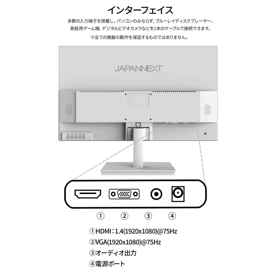 JAPANNEXT 21.5インチIPSパネル搭載 フルHD液晶モニター JN JAPANNEXT 21.5インチIPSパネル搭載 フルHD液晶モニター JN