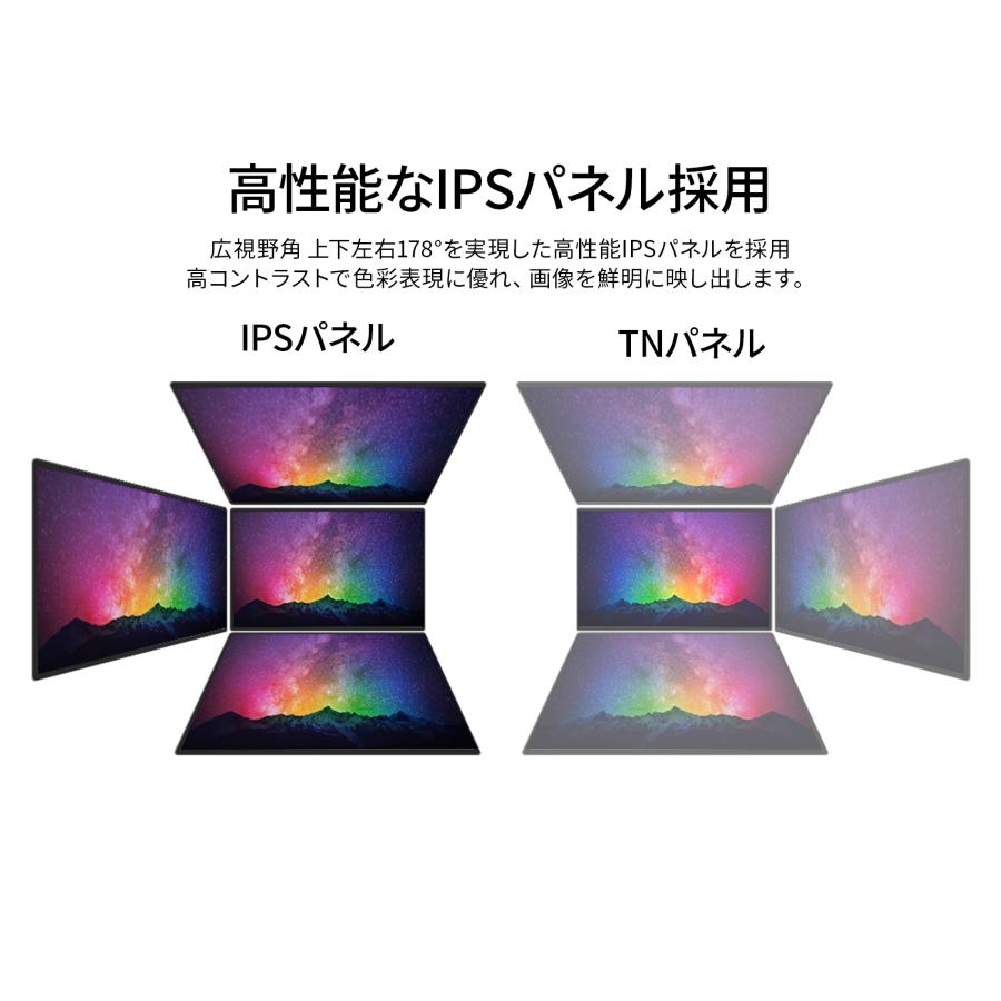 JAPANNEXT 27インチ IPSパネル搭載 4K(3840x2160)解像度 液晶モニター JN-IPS273UHDR-C65W HDMI DP USB Type-C HDR sRGB100% DCI-P3 95% ジャパンネクスト｜japannext｜06
