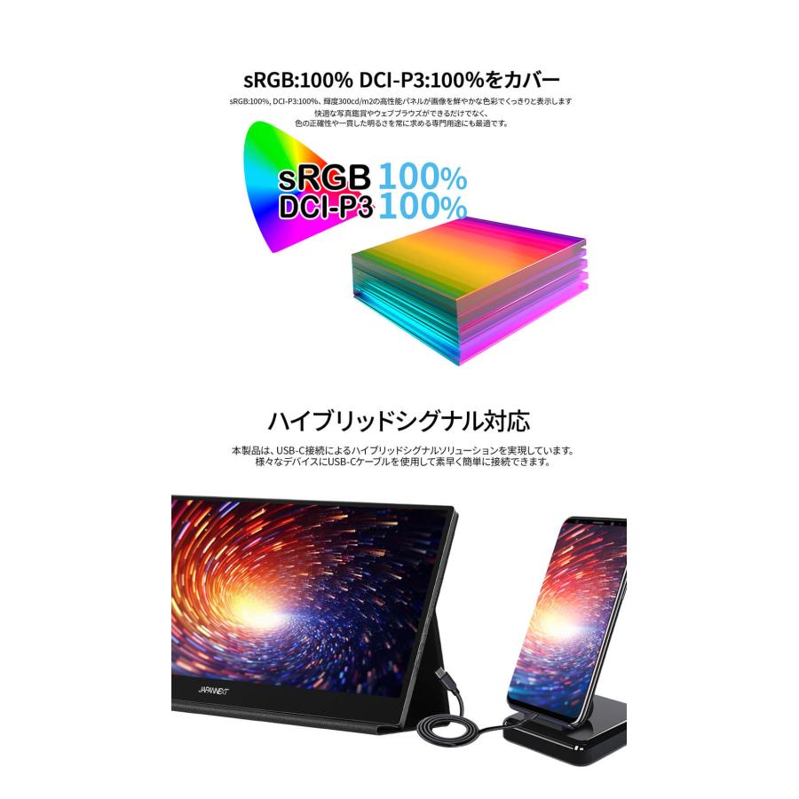 JAPANNEXT 13.3インチ 有機EL(OLED)パネル搭載 10点マルチタッチ JAPANNEXT 13.3インチ 有機EL(OLED)パネル搭載 10点マルチタッチ