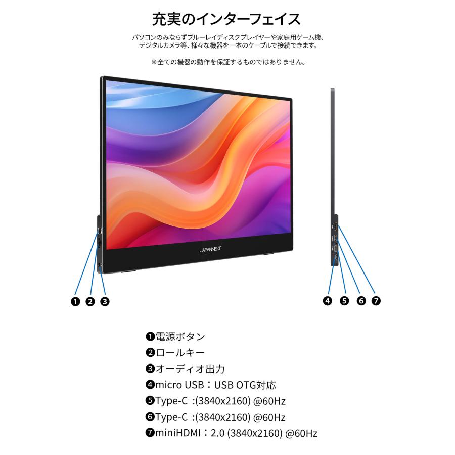 JAPANNEXT 【ECサイト限定】JAPANNEXT 15.6インチ IPSパネル搭載 JAPANNEXT 【ECサイト限定】JAPANNEXT 15.6インチ IPSパネル搭載