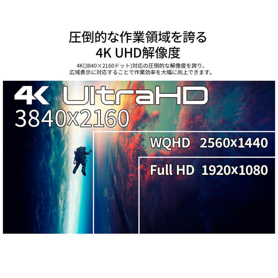 ジャパンネクスト 28型 LED 液晶モニター 4K対応UHD JAPANNEXT（ジャパンネクスト） JAPANNEXT 28.2インチ IPSパネル搭載