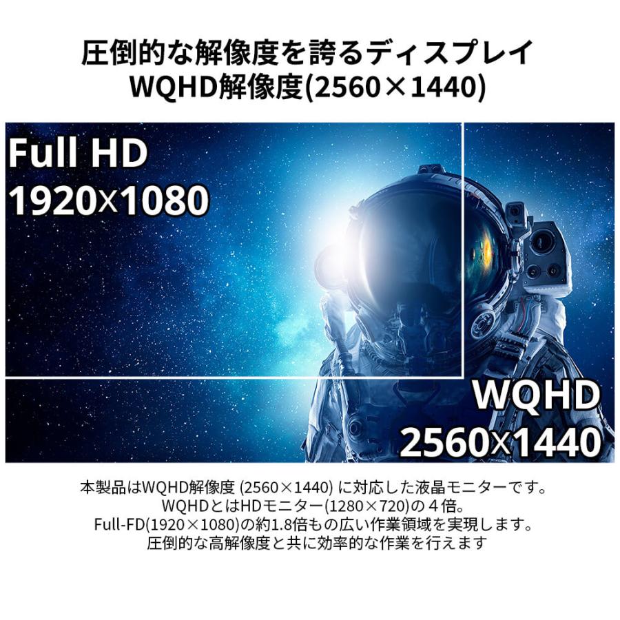 JAPANNEXT 23.8インチ IPSパネル搭載 180Hz対応 WQHD(2560x1440 JAPANNEXT 23.8インチ IPSパネル搭載 180Hz対応 WQHD(2560x1440