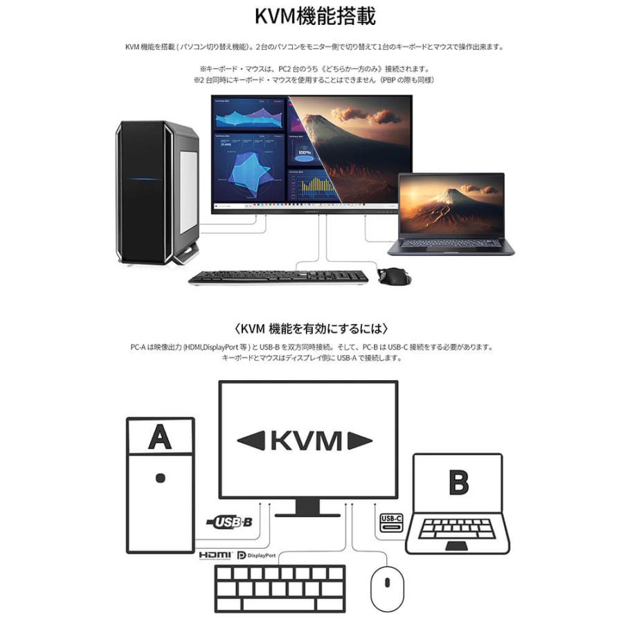 JAPANNEXT 23.8インチ IPSパネル搭載 4K(3840x2160)解像度 液晶モニター JN-IPS238U-C6 HDMI DisplayPort USB-C(最大65W給電) 【2年保証】ジャパンネクスト爆買_8