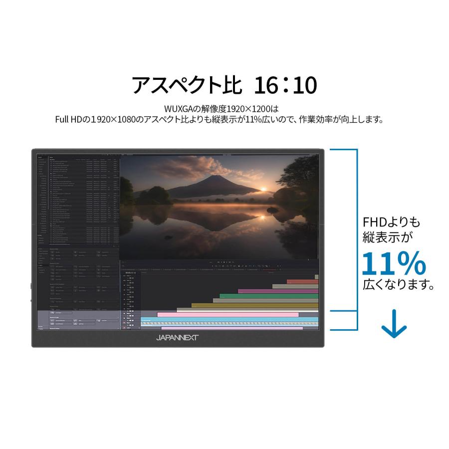 JAPANNEXT（ジャパンネクスト） JAPANNEXT 12.2インチ IPSパネル搭載
