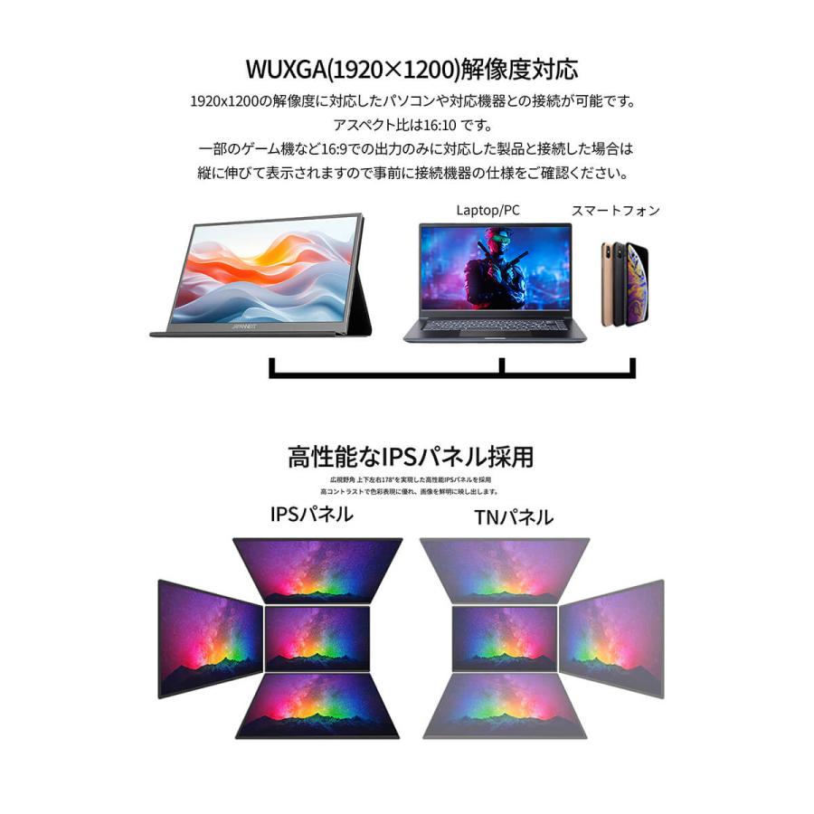 JAPANNEXT（ジャパンネクスト） JAPANNEXT 12.2インチ IPSパネル搭載