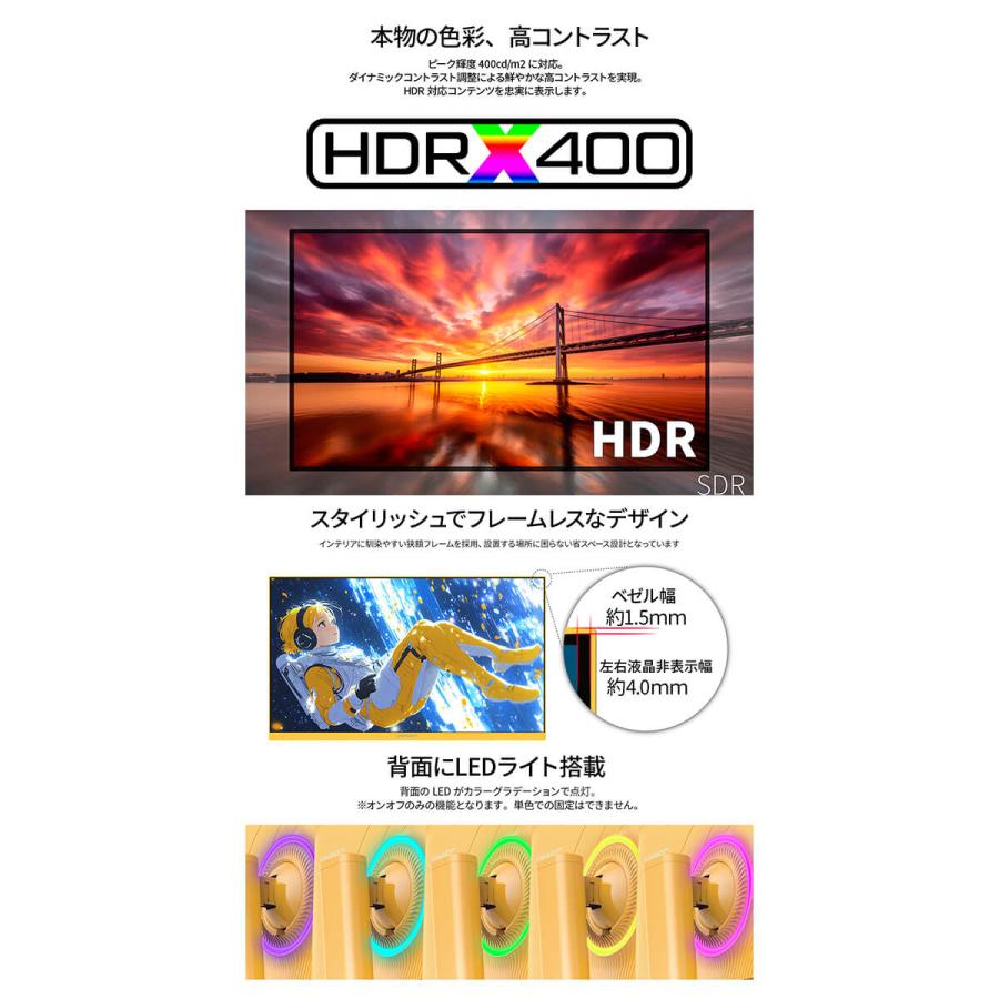 JAPANNEXT（ジャパンネクスト） 【イエローモデル】JAPANNEXT 23.8