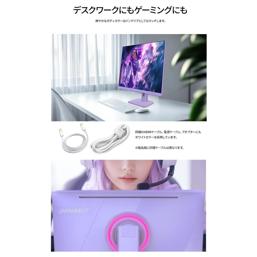 JAPANNEXT（ジャパンネクスト） 【パープルモデル】JAPANNEXT 23.8