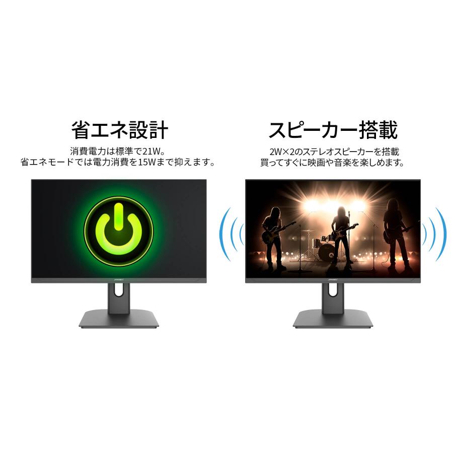 JAPANNEXT（ジャパンネクスト） JAPANNEXT 24.5インチ IPSパネル搭載