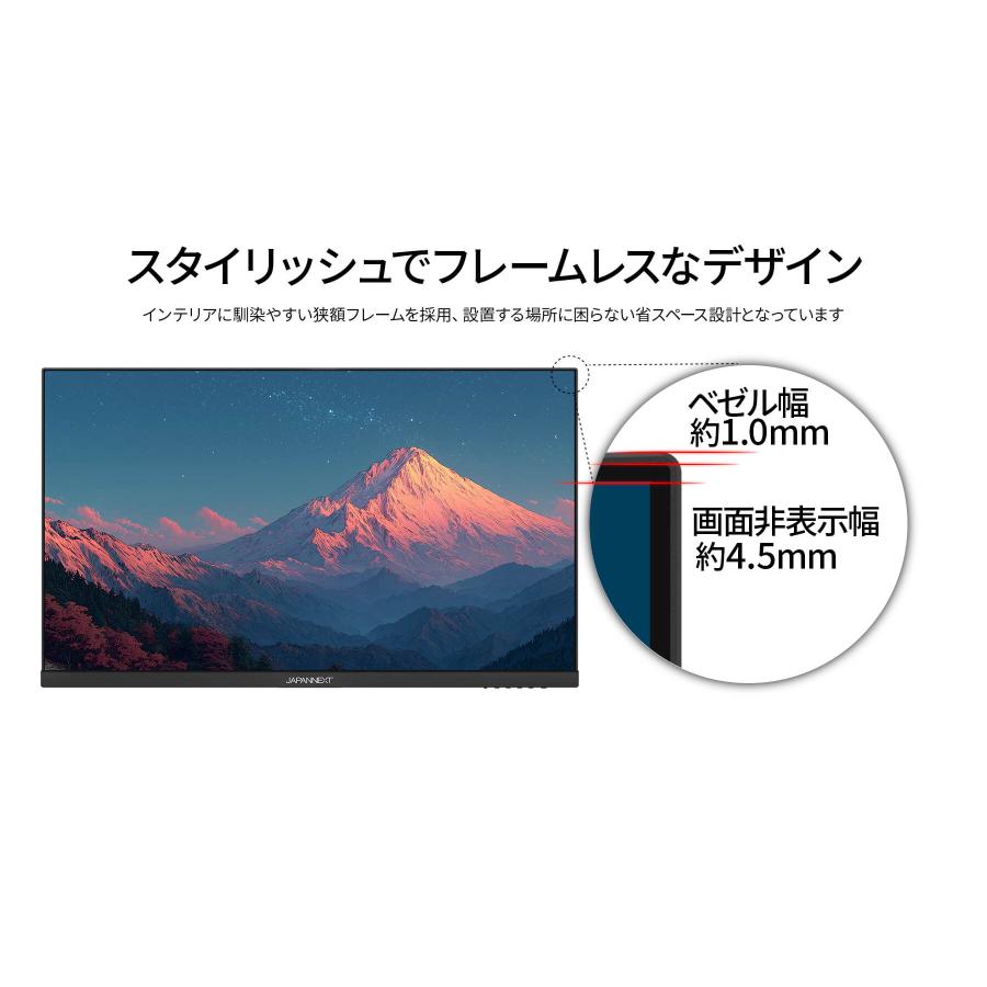 JAPANNEXT（ジャパンネクスト） JAPANNEXT 21.5インチ IPSパネル搭載