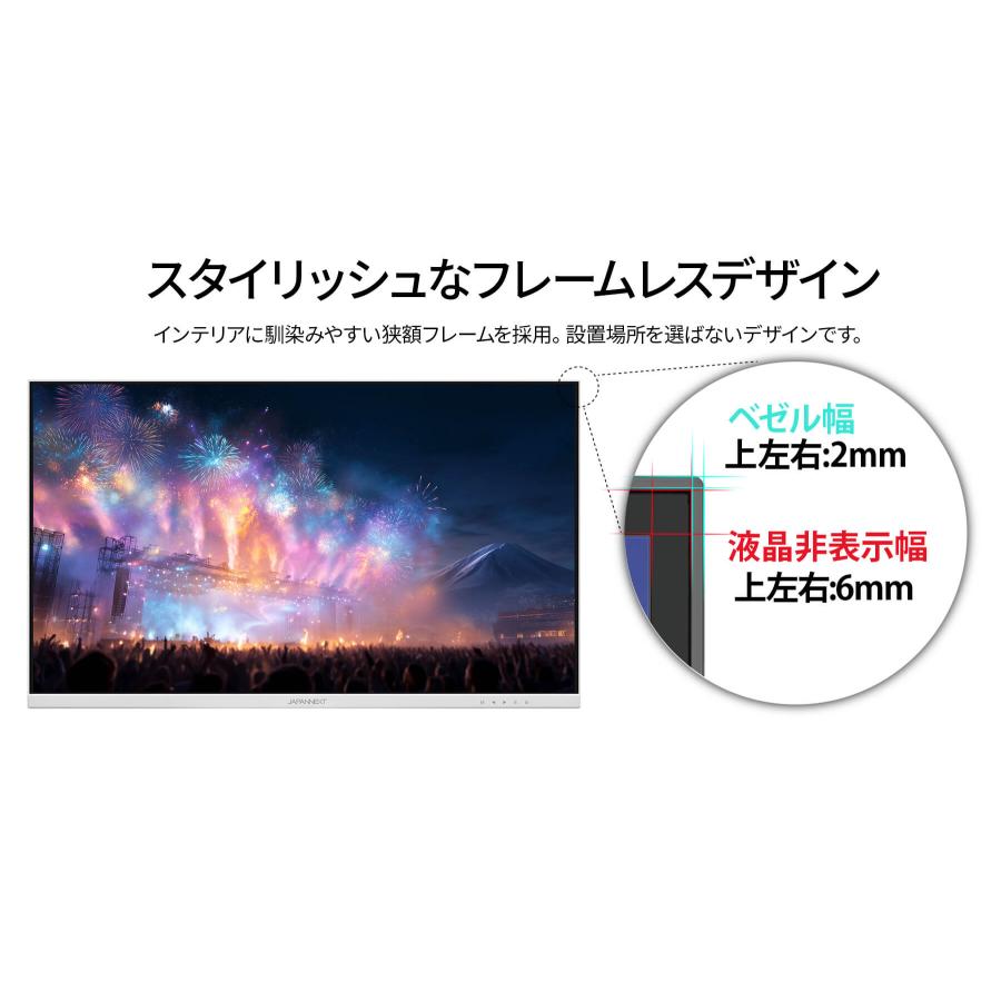 JAPANNEXT（ジャパンネクスト） JAPANNEXT 27インチ IPSパネル搭載 4K