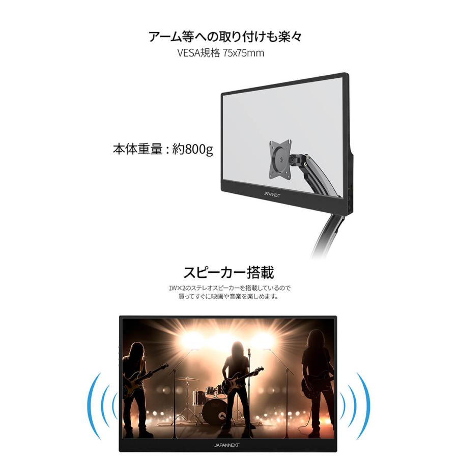 JAPANNEXT（ジャパンネクスト） JAPANNEXT 15.6インチ IPSパネル搭載