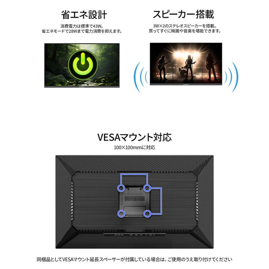 JAPANNEXT 27インチ IPSパネル搭載 Mini LEDバックライト採用 DFR対応 ゲーミングモニター JN-IPSM27G1632UF-HSPC6 HDMI2.1 DP 【2年保証】 ジャパンネクスト_14