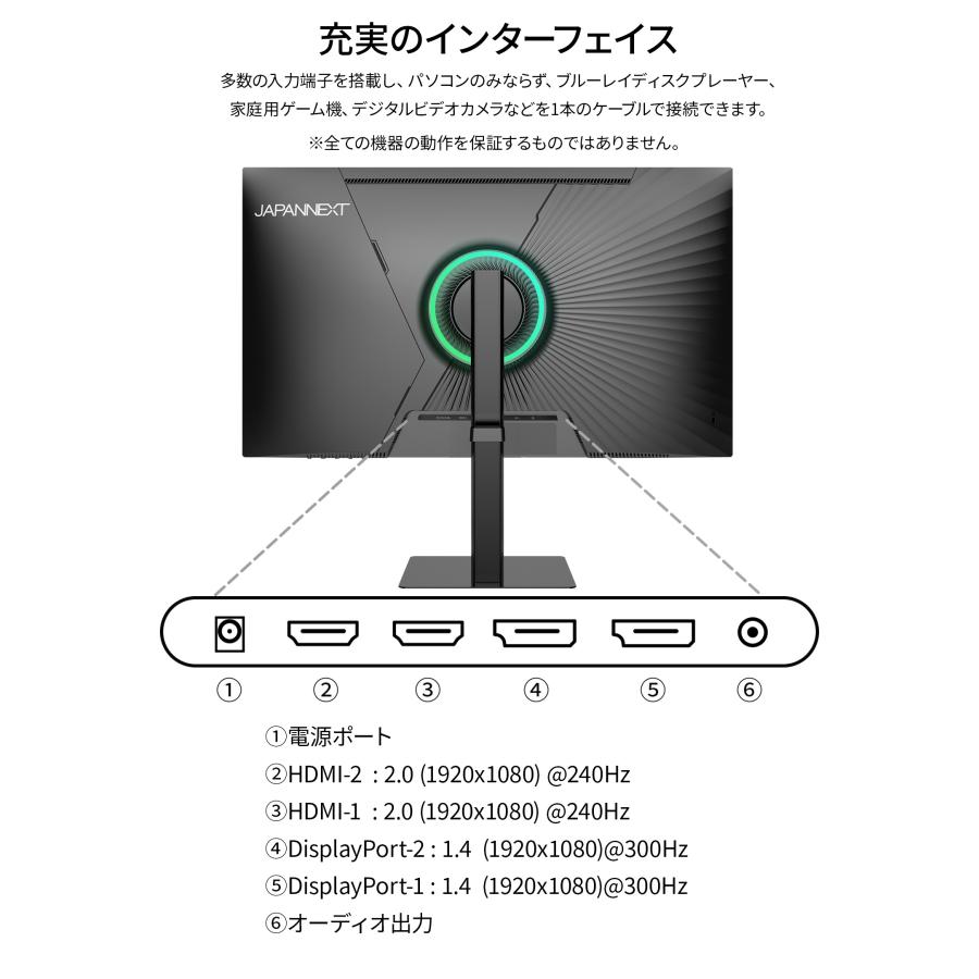 JAPANNEXT（ジャパンネクスト） JAPANNEXT 27インチ TNパネル搭載