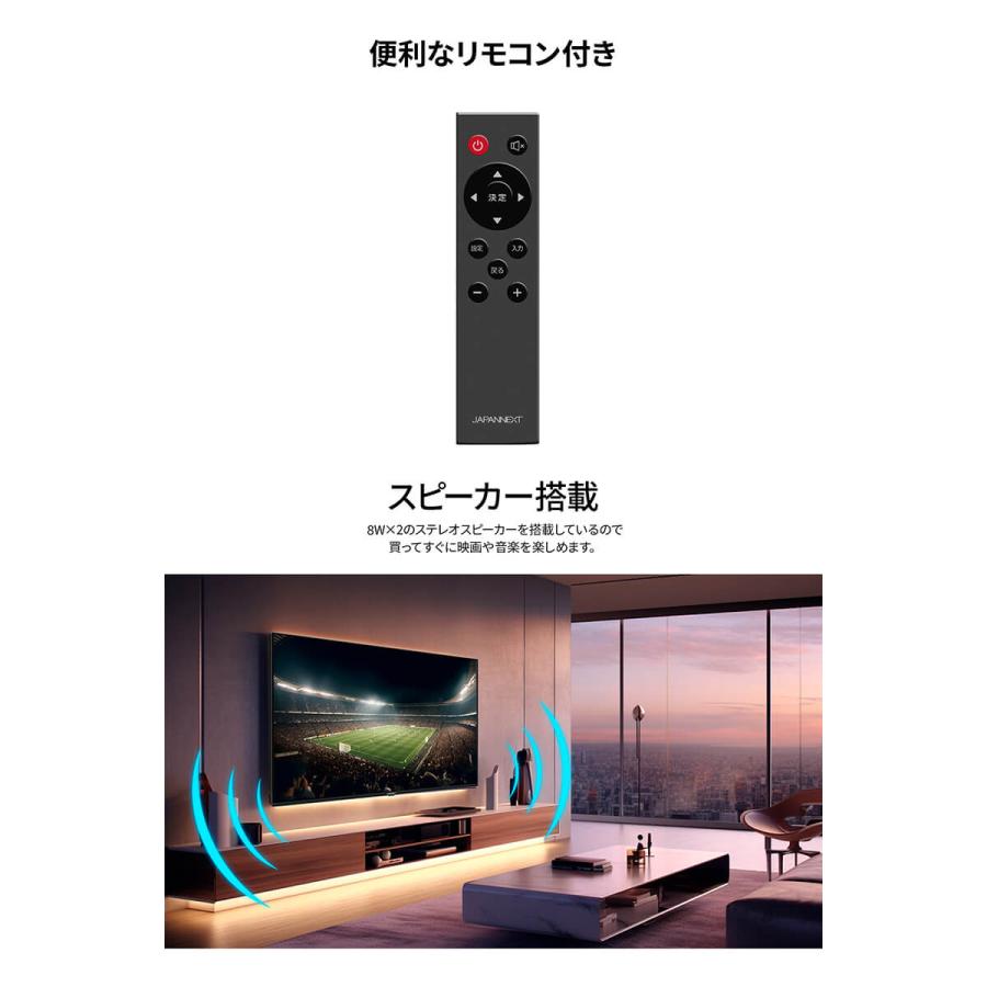 JAPANNEXT（ジャパンネクスト） 【5年保証モデル】 JAPANNEXT 55インチ