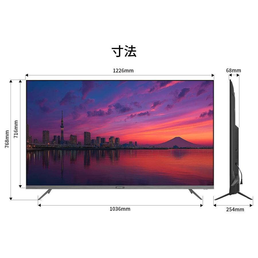 JAPANNEXT（ジャパンネクスト） 【2年保証モデル】 JAPANNEXT 55インチ