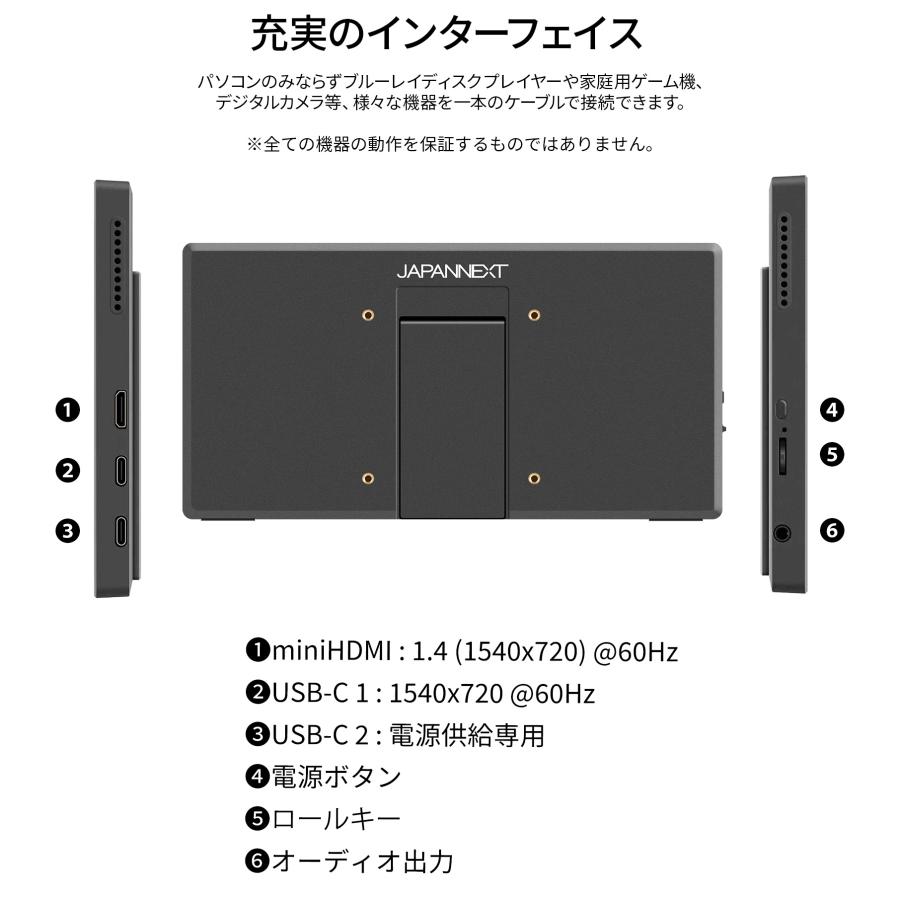 JAPANNEXT（ジャパンネクスト） JAPANNEXT 10.1インチ IPSパネル搭載